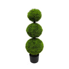 Buxo Artificial com 3 Esfera 87 cm